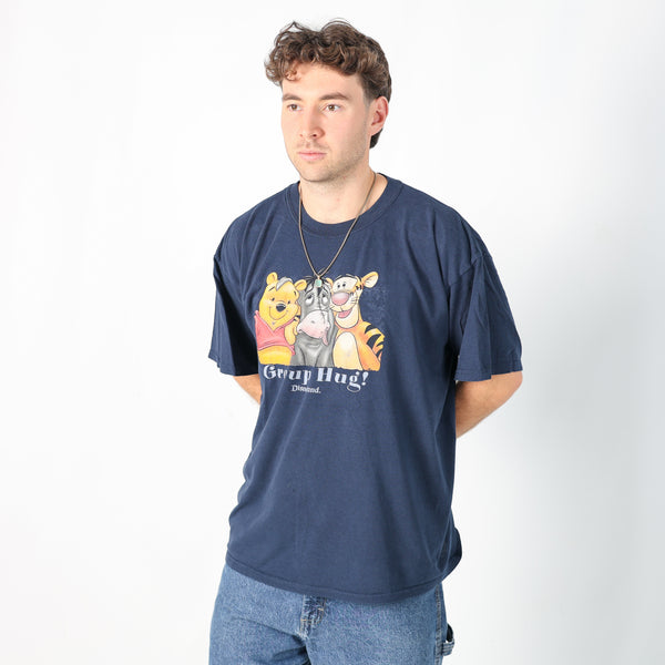 Navy Blue 90s Disney T-Shirt (L)